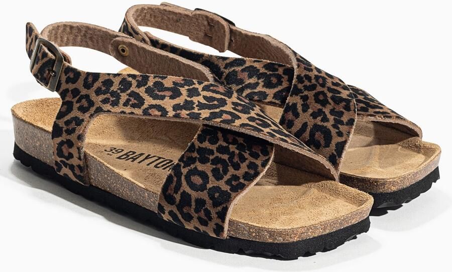 Bayton Sandaal 'RIOJA' beige bruin zwart - Foto 3