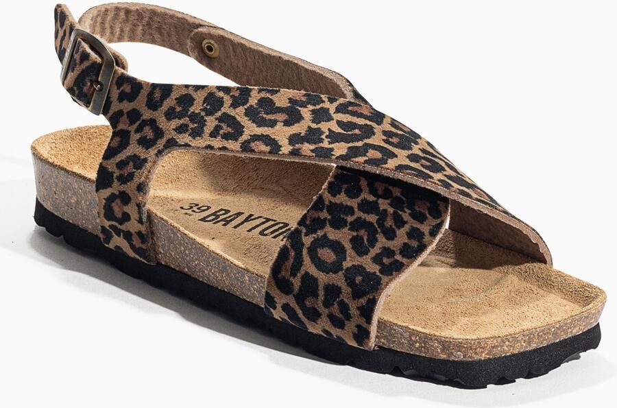 Bayton Sandaal 'RIOJA' beige bruin zwart - Foto 2