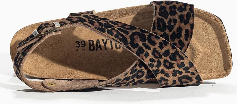 Bayton Sandaal 'RIOJA' beige bruin zwart - Foto 5