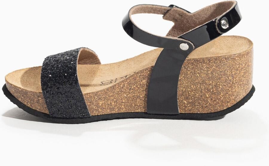 Bayton Sandaal 'RUDY' beige zwart - Foto 4