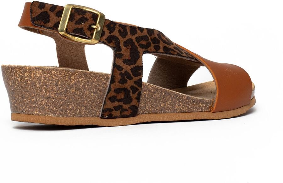 Bayton Sandaal 'Salamanque' camel zwart - Foto 2