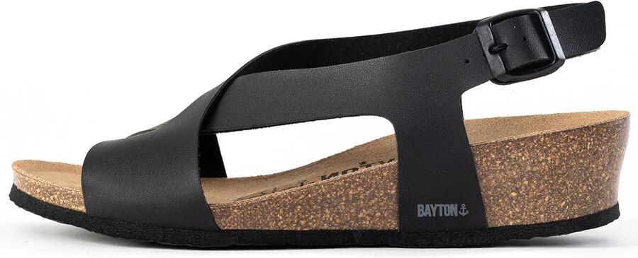 Bayton Sandaal 'Salamanque' zwart