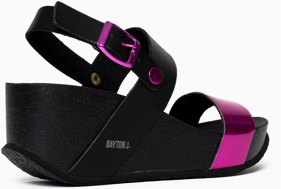 Bayton Sandaal 'Selene' fuchsia zwart - Foto 3