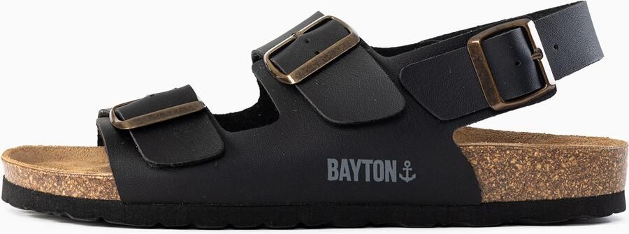 Bayton Sandaal smoky blue zwart