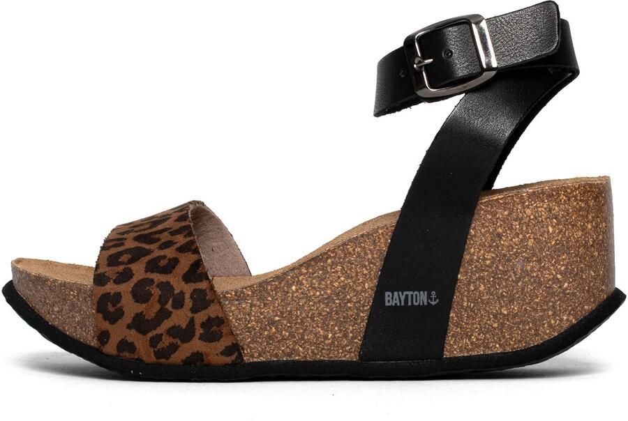 Bayton Sandaal 'SOL' bruin zwart