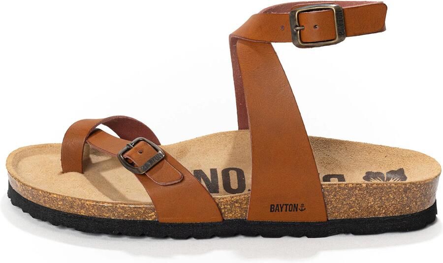 Bayton Sandaal 'Swan' bruin - Foto 1