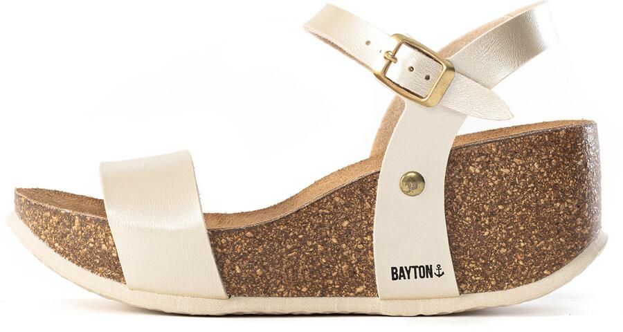 Bayton Sandaal 'Toledo' bruin goud