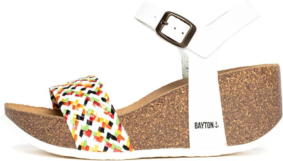 Bayton Sandaal 'Toledo' gemengde kleuren offwhite