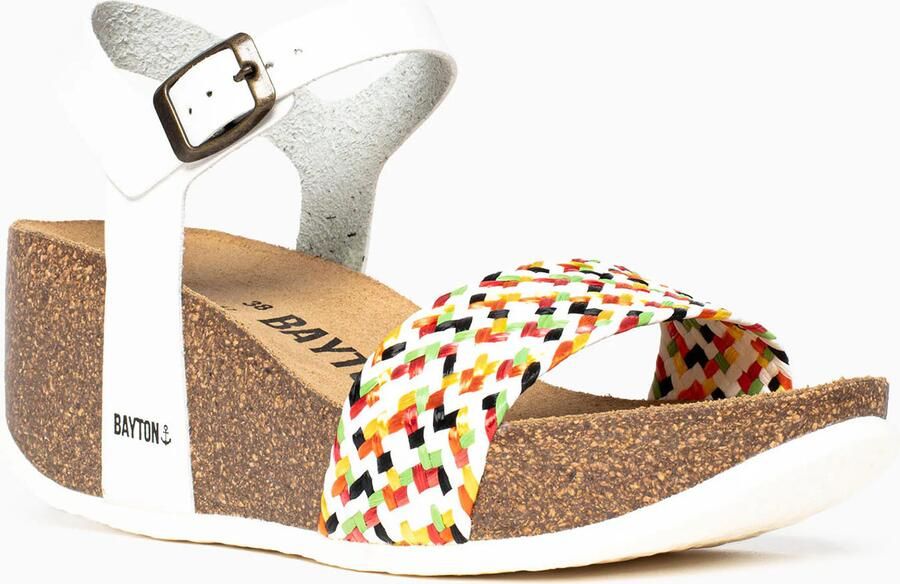 Bayton Sandaal 'Toledo' gemengde kleuren offwhite - Foto 3