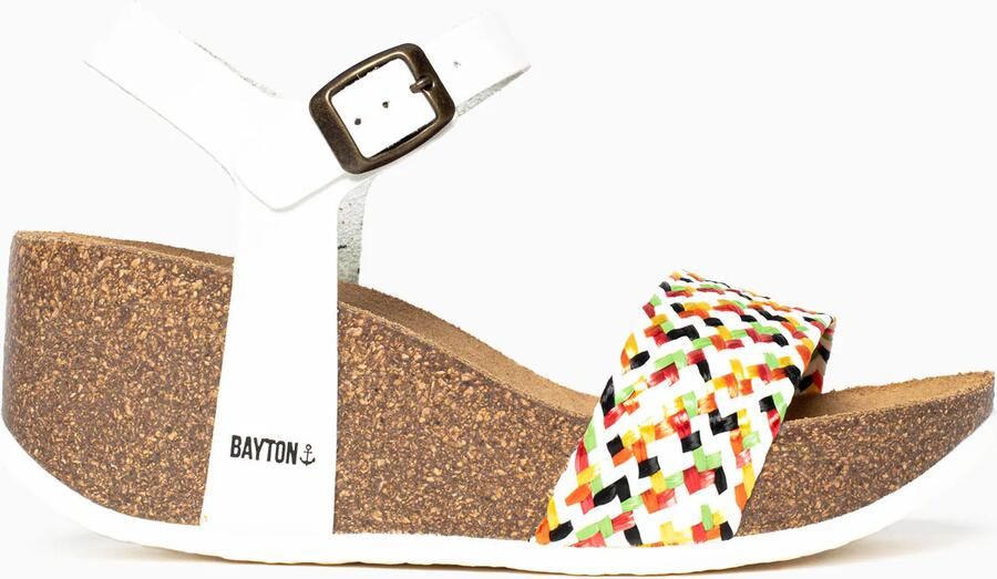 Bayton Sandaal 'Toledo' gemengde kleuren offwhite - Foto 4