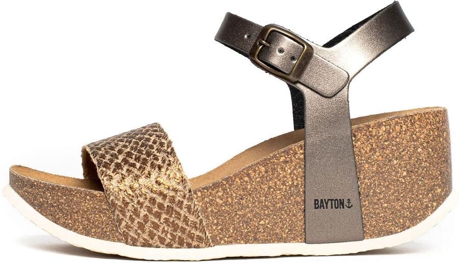 Bayton Sandaal 'Toledo' goud zilver