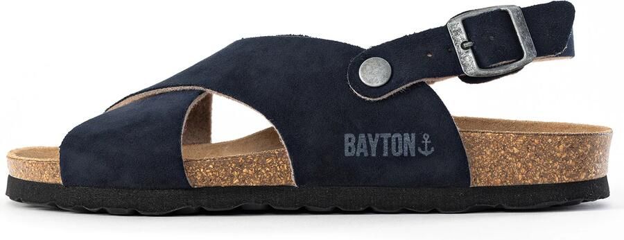 Bayton Sandaal 'Tweed' blauw grijs