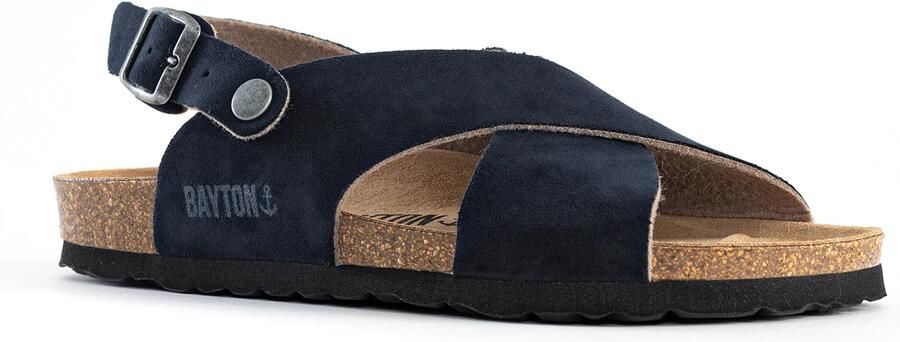 Bayton Sandaal 'Tweed' blauw grijs - Foto 3