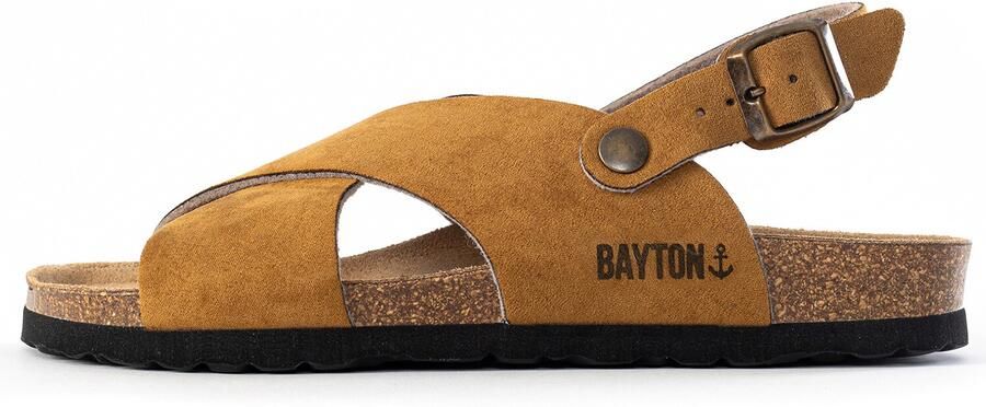 Bayton Sandaal 'Tweed' bruin