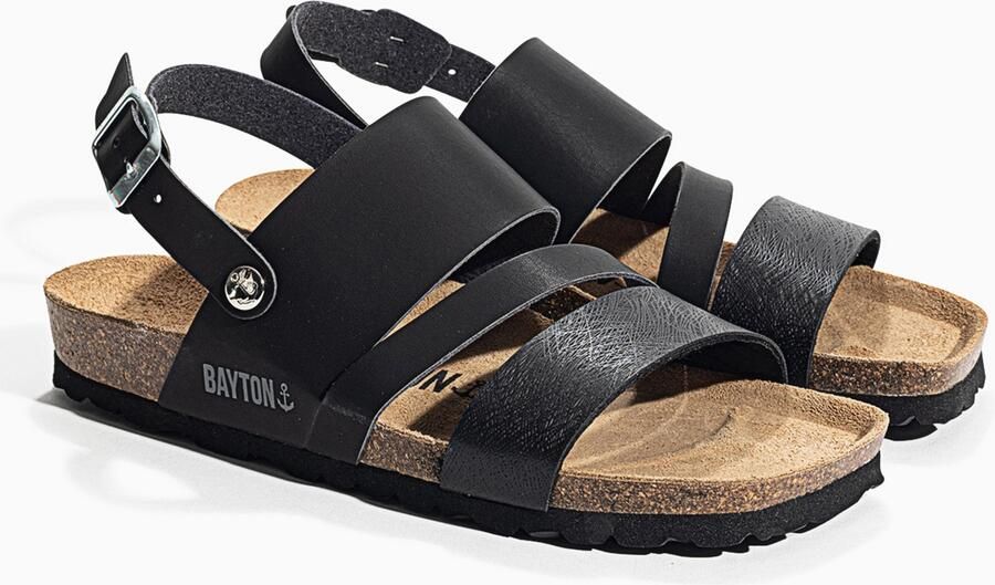 Bayton Sandaal 'VITORIA' beige zwart - Foto 4