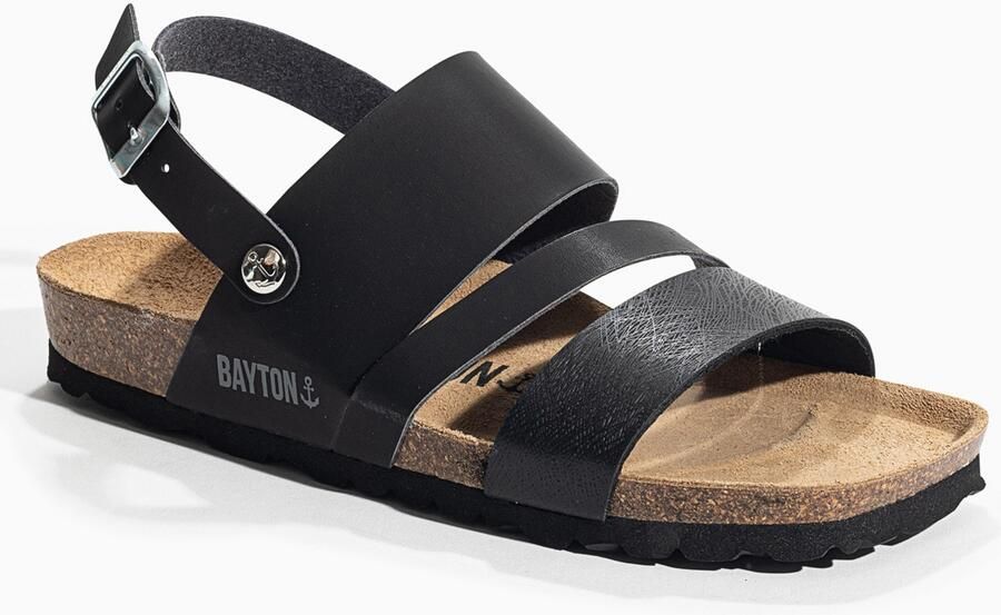 Bayton Sandaal 'VITORIA' beige zwart - Foto 3