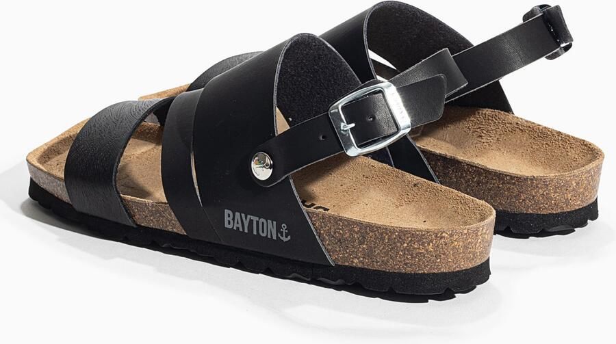 Bayton Sandaal 'VITORIA' beige zwart - Foto 5