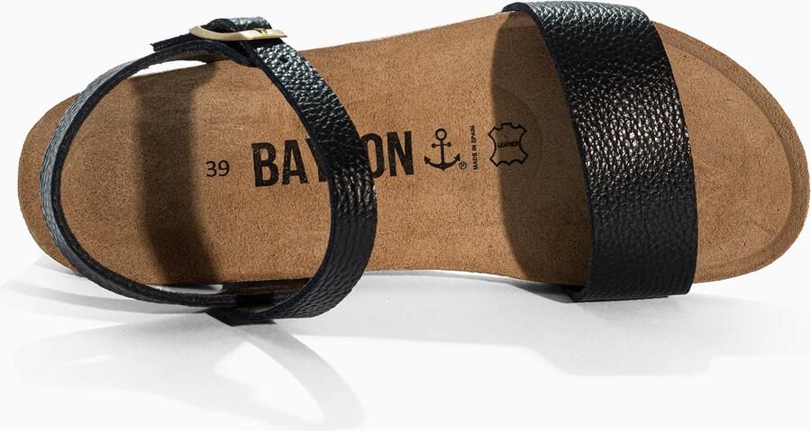 Bayton Sandaal 'WODONGA ' beige goud zwart - Foto 6