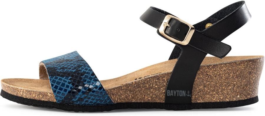 Bayton Sandaal 'Wodonga' donkerblauw zwart