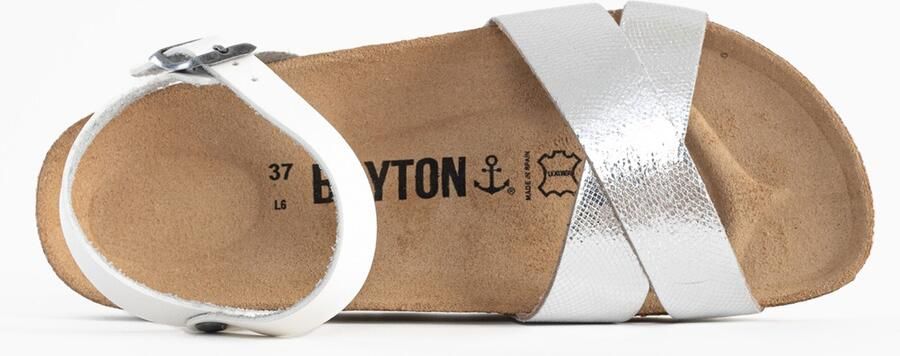 Bayton Sandaal zilver wit - Foto 4