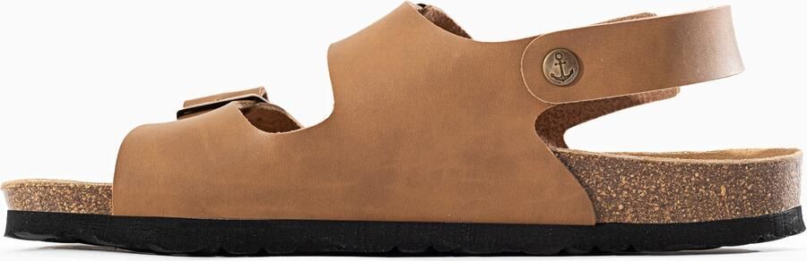 Bayton Sandalen camel zwart - Foto 6