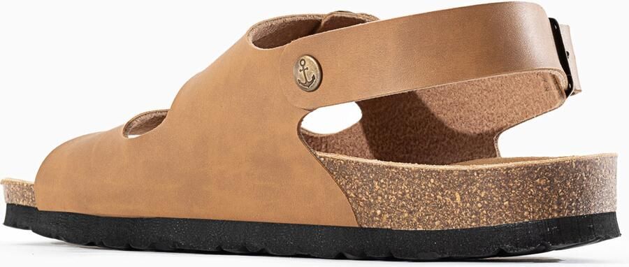 Bayton Sandalen camel zwart - Foto 3