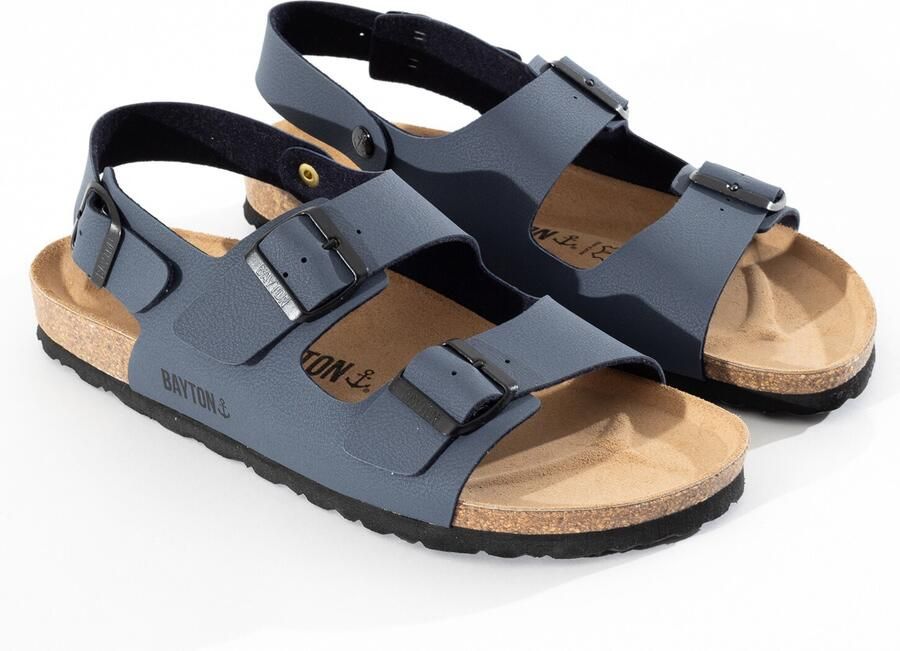 Bayton Sandalen donkerblauw zwart - Foto 6