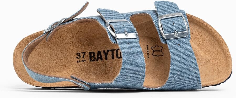 Bayton Sandalen met riem 'Achille' blauw - Foto 4