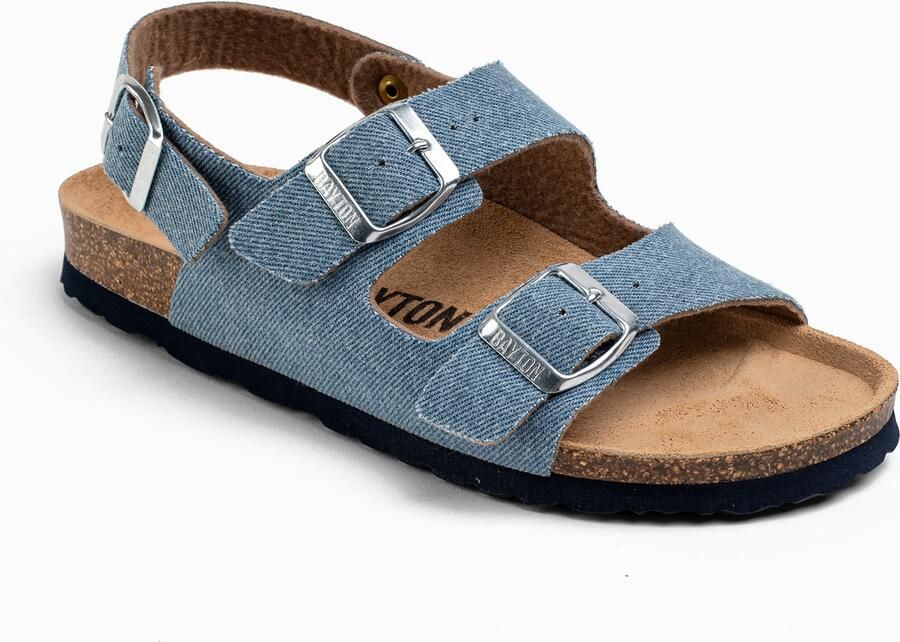 Bayton Sandalen met riem 'Achille' blauw - Foto 3
