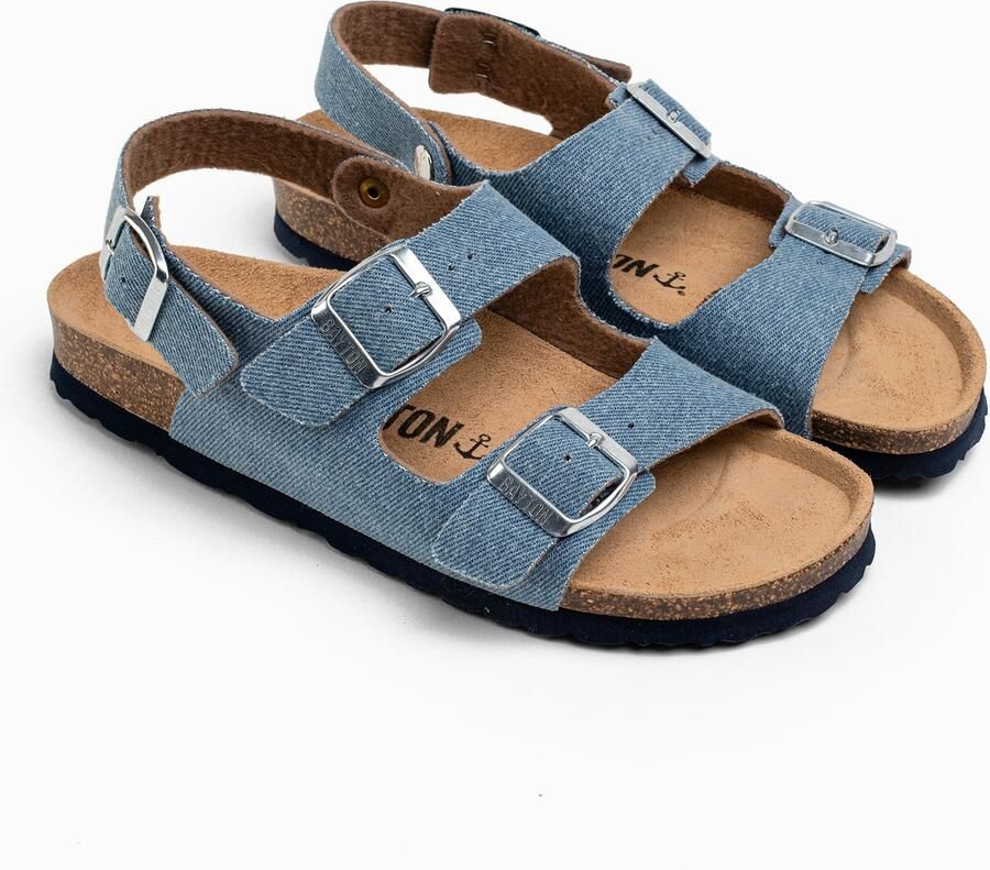 Bayton Sandalen met riem 'Achille' blauw - Foto 2