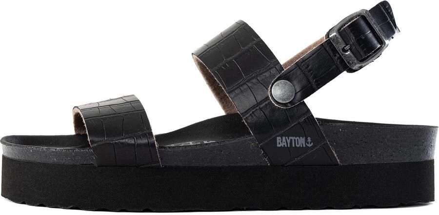 Bayton Sandalen met riem 'Almeria' zwart