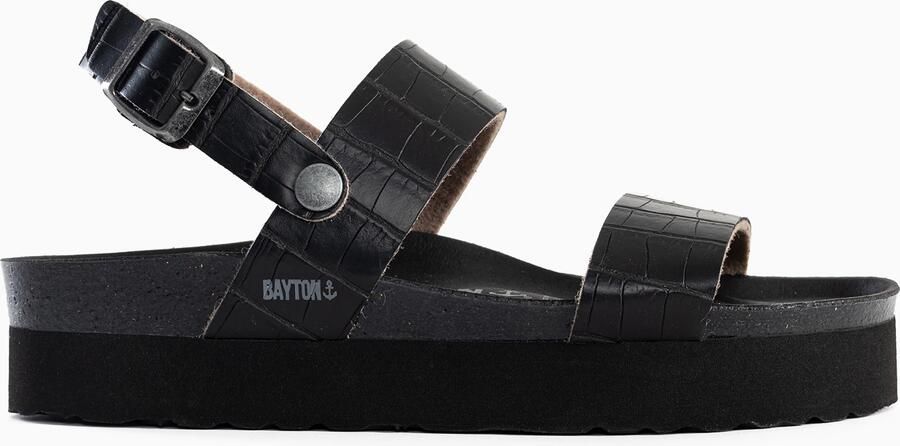 Bayton Sandalen met riem 'Almeria' zwart - Foto 2