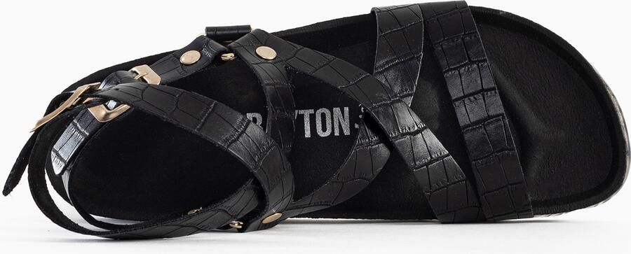 Bayton Sandalen met riem 'Armidale' goud zwart - Foto 6