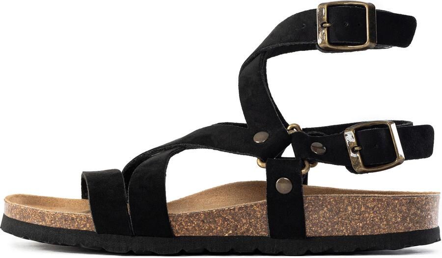 Bayton Sandalen met riem 'Armidale' zwart