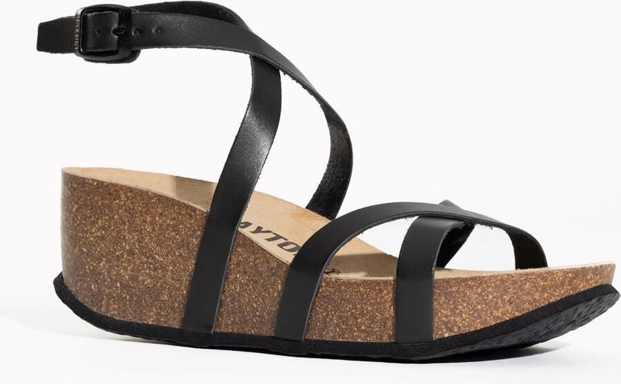 Bayton Sandalen met riem 'Asteria' zwart - Foto 6