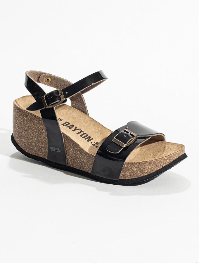 Bayton Sandalen met riem 'AVON' zwart - Foto 3