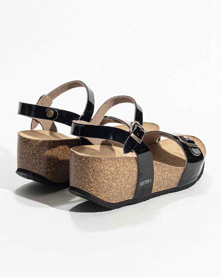 Bayton Sandalen met riem 'AVON' zwart - Foto 2