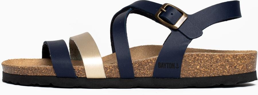 Bayton Sandalen met riem blauw