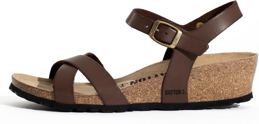 Bayton Sandalen met riem 'Canberra' bruin