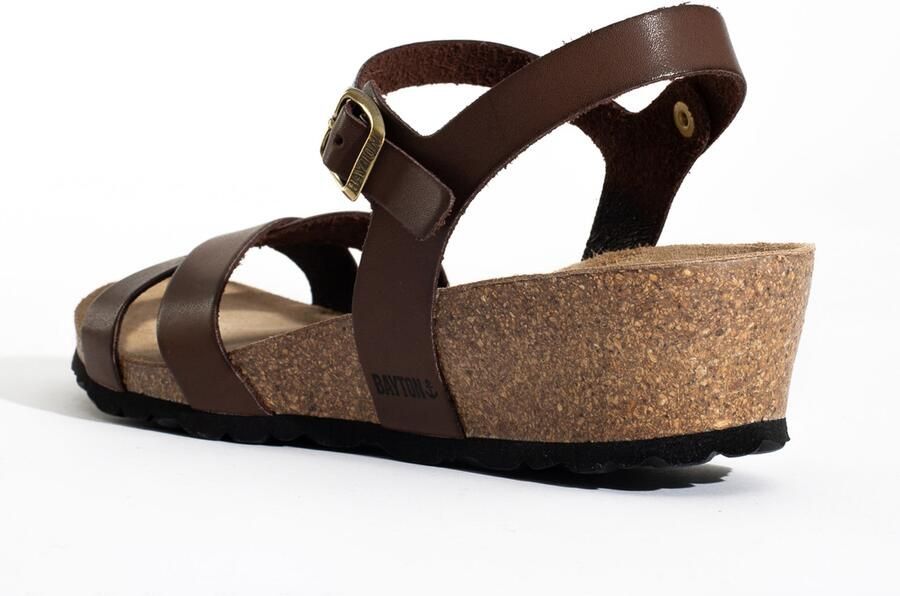 Bayton Sandalen met riem 'Canberra' bruin - Foto 6