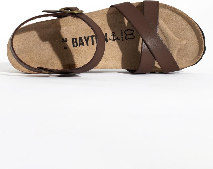 Bayton Sandalen met riem 'Canberra' bruin - Foto 2