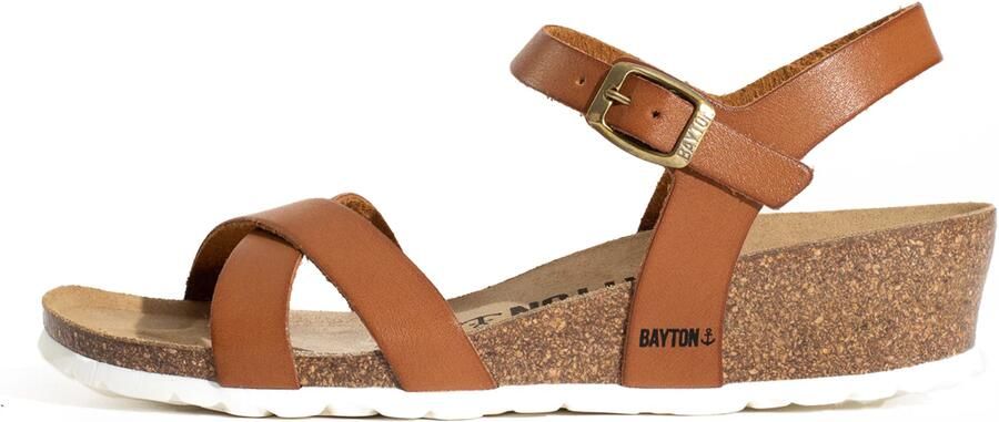 Bayton Sandalen met riem 'Canberra' bruin zwart