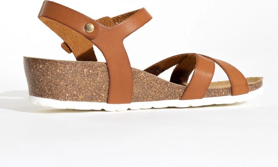 Bayton Sandalen met riem 'Canberra' bruin zwart - Foto 6