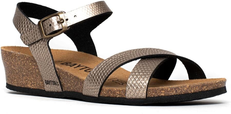 Bayton Sandalen met riem 'Canberra' goud - Foto 2