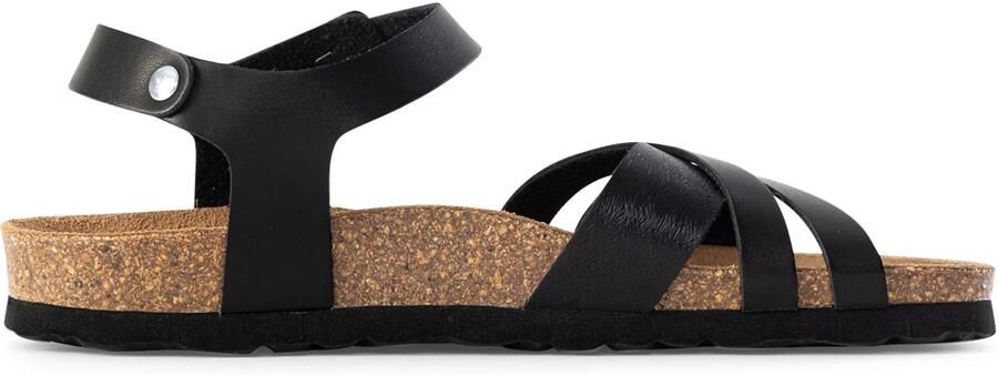 Bayton Sandalen met riem 'Denia' bruin zwart - Foto 4