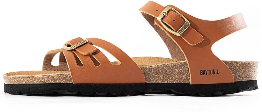 Bayton Sandalen met riem 'Eos' camel