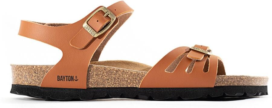 Bayton Sandalen met riem 'Eos' camel - Foto 5