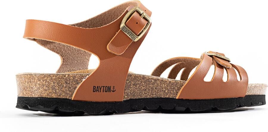 Bayton Sandalen met riem 'Eos' camel - Foto 4