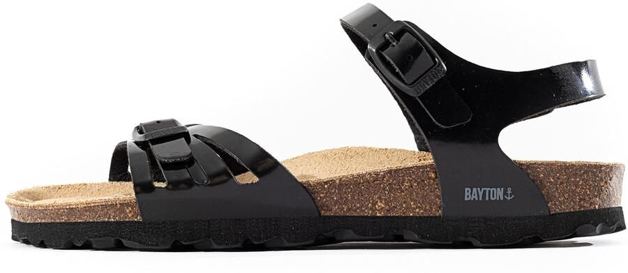 Bayton Sandalen met riem 'Eos' zwart