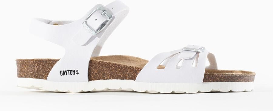 Bayton Sandalen met riem 'Eos' zwart wit - Foto 4